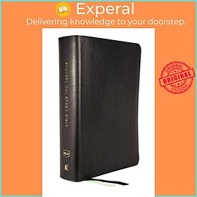 Sách - NKJV, Evangelical Study Bible, Bonded leather, Black, Red Letter, Comfor by Thomas Nelson (UK edition, paperback)