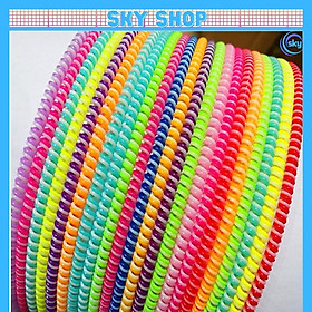 Mua Dây quấn cáp sạc tai nghe chống đứt hiệu quả cáp sạc tai nghe GIAO MÀU NGẪU NHIÊN