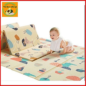 Thảm xốp gấp gọn xpe 2 mặt cho bé tập bò chống ngã chống thấm, Chiếu Ngủ Văn Phòng