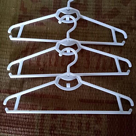 Mua Combo 10 Móc nhựa trắng  đen cổ xoay nhựa Việt nhật