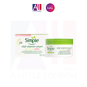 Kem dưỡng ngày Simple Kind To Skin Vital Vitamin Day Cream SPF15 50ml