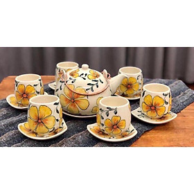 Mua Bộ ấm chén vẽ tay phong cách Âu