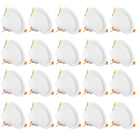 Mua Bộ 20 Đèn Led âm trần 12w ánh sáng trắng hàng chính hãng.