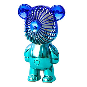 Hình ảnh Small Fan Decor Creative Bear Portable Fan for Bedroom Office Outdoor Indoor