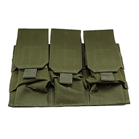 Túi túi Tactical Molle 5,56mm cho AK M4 AR 15 Airsoft Military Súng trường đôi Túi ba Mag Phụ kiện Hunting Màu sắc