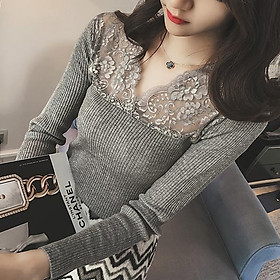 Áo nữ thu đông đũi việt d65