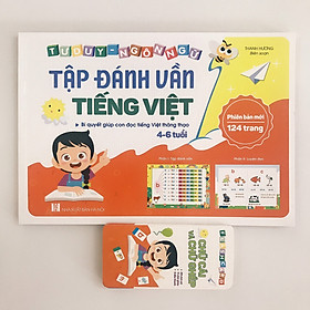 [Download Sách] Sách - Tập đánh vần Tiếng Việt (Bí quyết giúp con đọc tiếng Việt thông thạo 4-6 tuổi) Tặng Kèm Thẻ Ghép Vần