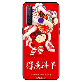 Ốp lưng in cho Realme 5 Mẫu Múa Lân