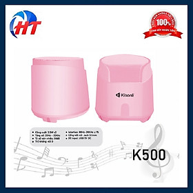 Loa 2.0 Kisonli K500 Pink LED - HT - HÀNG CHÍNH HÃNG