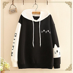áo hoodie nỉ mèo xinh độc đáo