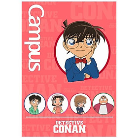 Vở Conan Detective Kids - B5 Kẻ Ngang Có Chấm 80 Trang ĐL 70g/m2 - Campus NB-BCDK80 (Mẫu Màu Giao Ngẫu Nhiên)