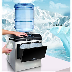 Mua Máy làm đá viên tinh khiết tùy chọn 3 size đá S-M-L công suất 160w 25kg/Ngày