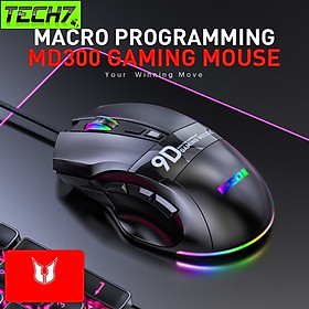 Chuột Gaming Esport Mouse M300 Led RGB 12000 DPI Macro cho máy tính laptop
