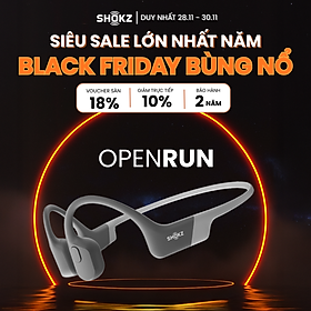 Tai Nghe Bluetooth Thể Thao Truyền Âm Thanh Qua Xương SHOKZ OPEN RUN S803 - Hàng chính hãng