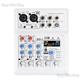 Mua Bộ Trộn Âm Thanh Mixer E4 Có Bluetooth 4 kênh 88 88 hiệu ứng DSP Hỗ Trợ Nguồn 48v có thể Livestream  karaoke   ghi âm