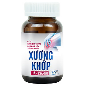 Viên Uống Chống Nhức Mỏi Xương Khớp, Tăng Cường Sức Khoẻ Xương Khớp Dân Khang - Hộp 30 Viên Nén