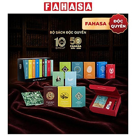 Boxset Bộ Sách Dấu Ấn 10 Năm Omega+ (Hộp 10 Cuốn) - Ấn Bản Giới Hạn - Tặng Kèm Sổ Suy Ngẫm + Bút Kỷ Niệm + Bookmark Thiếc In Tranh Họa Sĩ Trịnh Lữ + Thiệp Cảm Ơn - Độc Quyền Fahasa