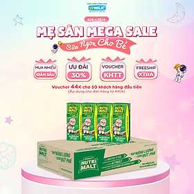 Sữa Ca Cao Mầm Lúa Mạch Đen – VPMilk Nutrimalt 180ml (Thùng 48 Hộp)