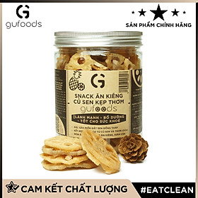 Bánh ăn kiêng củ sen kẹp thơm GUfoods - Lành mạnh, bổ dưỡng, tốt cho sức khoẻ