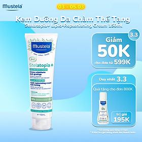 Kem Dưỡng Da Cho Trẻ Sơ Sinh & Em Bé Và Cả Gia Đình Da Chàm Mustela (150ml) Phiên Bản Mới