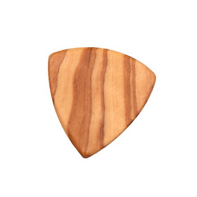 Guitar Plectrum Wood Guitar Pick 2mm Olive Wood Picks Triangle Picks