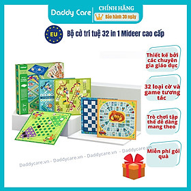 [32 loại] Cờ vua, cờ tướng, cờ vây … 32 loại trò chơi Board Game Mideer Classic Games 32 In 1 đồ chơi trí tuệ cho bé