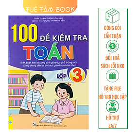 Hình ảnh Sách - 100 đề kiểm tra Toán 3