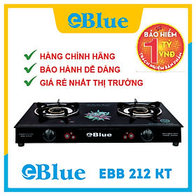 Mua Bếp gas đôi mặt kính Eblue SV 212 KT hàng chính hãng