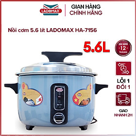 Mua Nồi cơm điện công nghiệp nắp rời 5.6 lít Ladomax HA-7156 - Hàng chính hãng