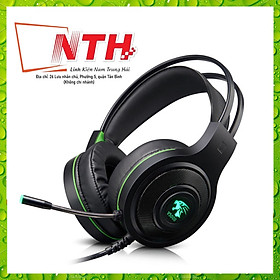 Mua Tai Nghe Máy Tính Chuyên Game V5000 Có Mic  Đèn Led Xanh  Jack 3.5 Dùng Được Cho Điện Thoại