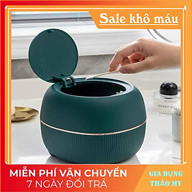 Mua Thùng rác mini để bàn  để xe ô tô gọn gàng  tiện dụng - Giao màu ngẫu nhiên