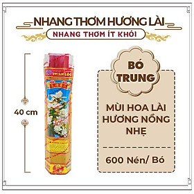Mua Nhang Thơm Hương Lài Nồng Nhẹ Thiên Lộc An Toàn Cho Sức Khỏe - 4 Tấc Bó Trung 600 Nén