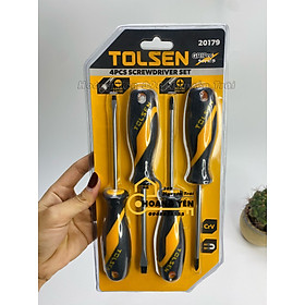 Mua Bộ Tua Vít 4PCS TOLSEN 20179 Đầu Từ Tính Hoàn Thiện