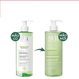 Sữa rửa mặt không có xà phòng và hỗ trợ giảm thiểu tế bào chết SEBIACLEAR Gel Moussant SVR 400ml
