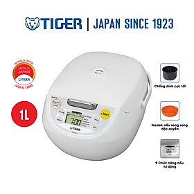 Nồi Cơm Điện Tử Tiger JBV-S10W - 1 Lít - Hàng Chính Hãng