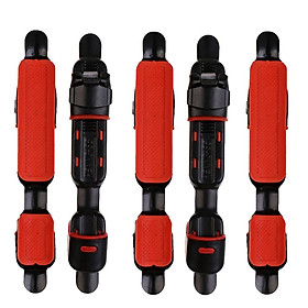 5Pcs Telescopic   Rod/Pole Deck Seat Fishing Reel Wheel Seat 125mm