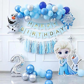 Mua Set trang trí sinh nhật chủ đề elsa