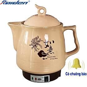 Siêu thuốc tự ngắt 3.3L Ladomax HA-8833 thân gốm tráng men, tự động ngắt khi thuốc còn 1 chén, có chuông reo khi ngắt - Hàng chính hãng