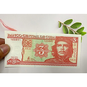 Mua Tiền 3 Pesos của Cuba ở châu Mỹ   tặng phơi nylon bảo quản tiền