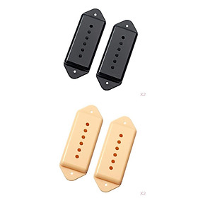 2 Pair Dogear Pickup Cover for Guitar Pickup 50mm & 52mm Pole Guitar Parts