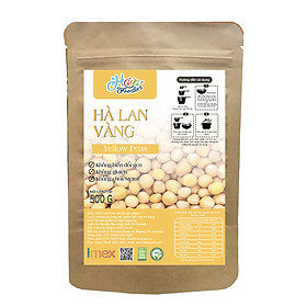 Đậu Hà Lan Vàng Havafoodies Túi 500g  Yellow Split Peas - Nguyên Hạt - Whole Peas