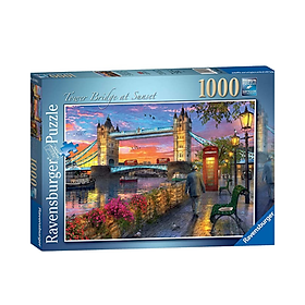 Xếp hình puzzle Tower Bridge at Sunset 1000 mảnh RAVENSBURGER 150335