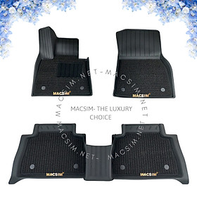 Thảm lót sàn ô tô 2 lớp cao cấp dành cho xe BMW X6 2019+ nhãn hiệu Macsim 3w chất liệu TPE