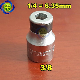 Mua Đầu chuyển bulong 3/8 sang đầu bắn vít 6.35mm Kingtony 314808S