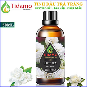 Tinh dầu trà trắng cao cấp tidamo, chính hãng, đạt chuẩn kiểm định cao cấp - tinh dầu xông thơm phòng, thư giãn, khử mùi hiệu quả
