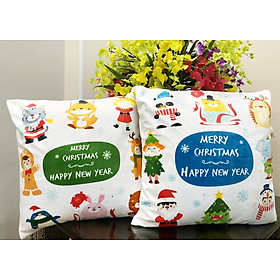 Mua Set 2 vỏ gối Christmas 45cm-45cm