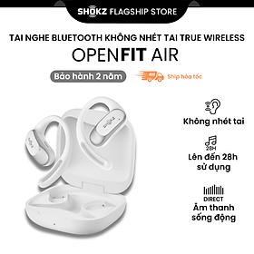 Tai Nghe Không Nhét Tai Bluetooth True Wireless Earbuds Shokz OpenFit Air T511- Hàng Chính Hãng