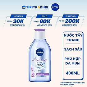 Nước Tẩy Trang NIVEA Ngừa Mụn Acne Care Micellar Water (400ML) - 80116