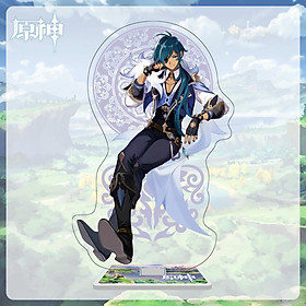 Standee GENSHIN IMPACT ver LẦN ĐẦU ĐẾN MONDSTADT Tượng Acrylic Anime mica chibi trang trí trưng bày mô hình