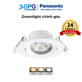 Mua Đèn LED âm trần Downlight Đơn sắc Chỉnh góc Panasonic Công suất (5W 7W) lỗ khoét phi 80mm  ánh sáng Trắng 6500K  ánh sáng Trung tính 4000K